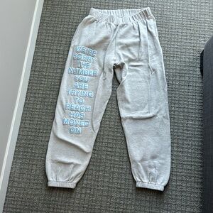 Boys Lie sweat pants size M